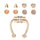 thumbnail image 4 of Anillo De Nariz Falso Magnético No Piercing Estilo Punk Regalos De Moda Para Hombres Mujeres Oro Rosa, 4 of 5