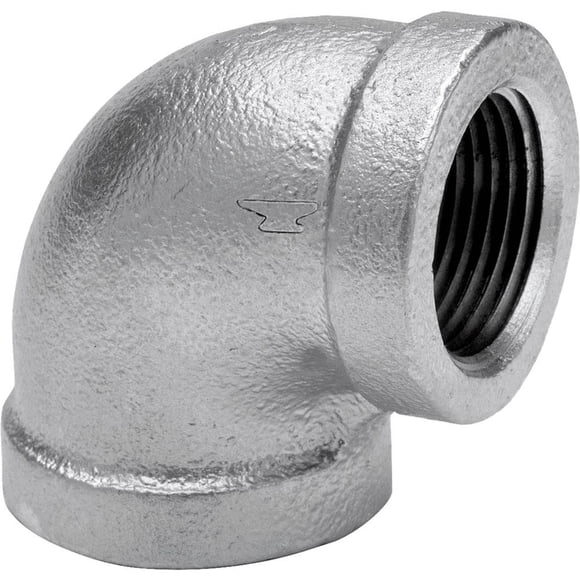 Pipe Elbow Anvil International, 1 pulgada FPT x 3/4 pulgadas de diámetro, galvanizado