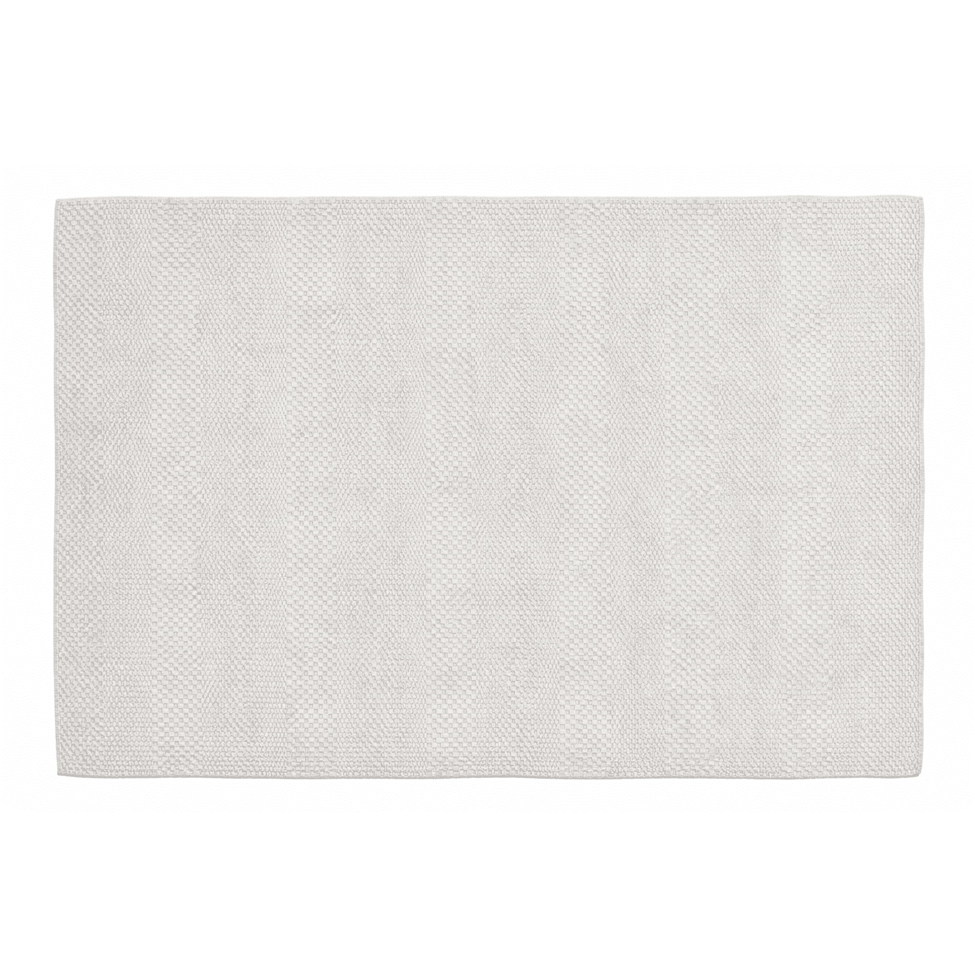 Decoghar - Alfombra Sintetica Deco Pet New Collection Redonda Blanca Diseño Moderno Lavable Indoor/outdoor1,2x1,2 Mts