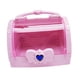thumbnail image 2 of Caja De Almacenamiento Con Asa, Estuche De Almacenamiento De Accesorios Para El Cabello Para Papelería, Herramientas De Escritorio, Color Rosa, 2 of 5