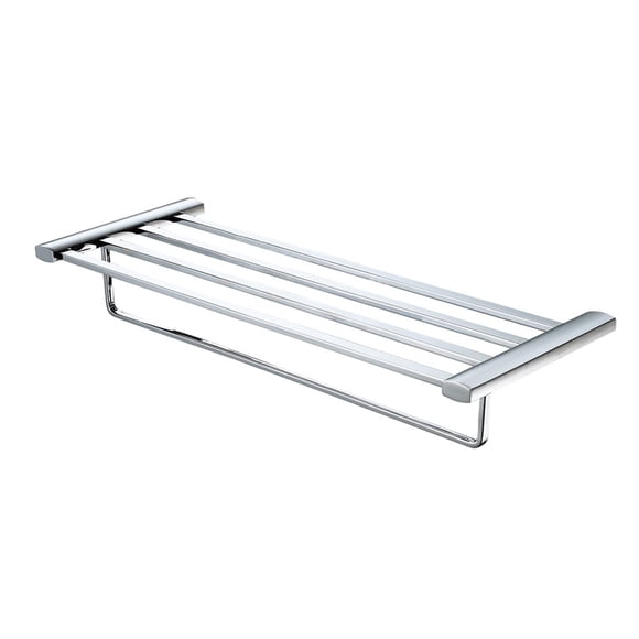 Accesorio de baño AB9539-PC de la marca ALFI, toallero y estante