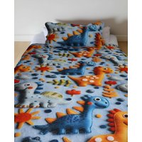 Genérico - Cobertor Quilt 3D Plaza Y Media 180 X 230 Cm V09