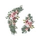 thumbnail image 3 of 2 piezas de flores de arco de boda, decoración de pasillo de boda, guirnalda de flores rústicas, flores artificiales para , fiesta, recepción, 3 of 5