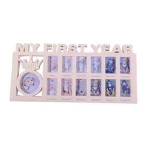 Bothyi - Mi Primer Año Marco De Fotos Multi Aperture Infant Newborn Picture Frame Pink