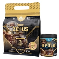 Palikos Fitness - 100% Whey Protein Zeus 2Kg Doypack Chocolate +Creatina Apolo 300G