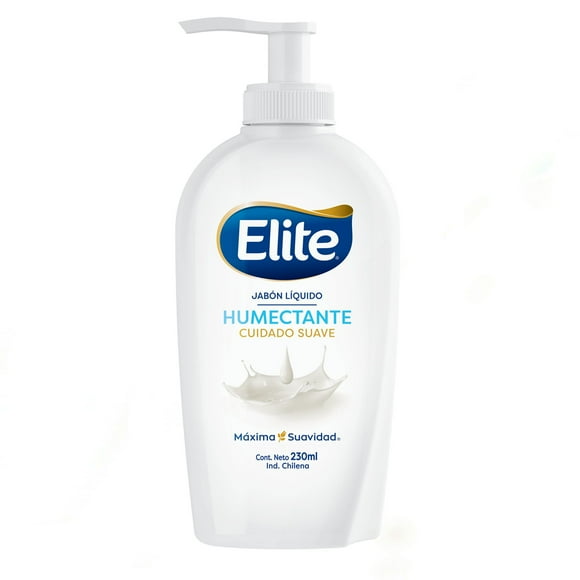 Jabón Líquido Elite Humectante Cuidado Suave, 230 ml