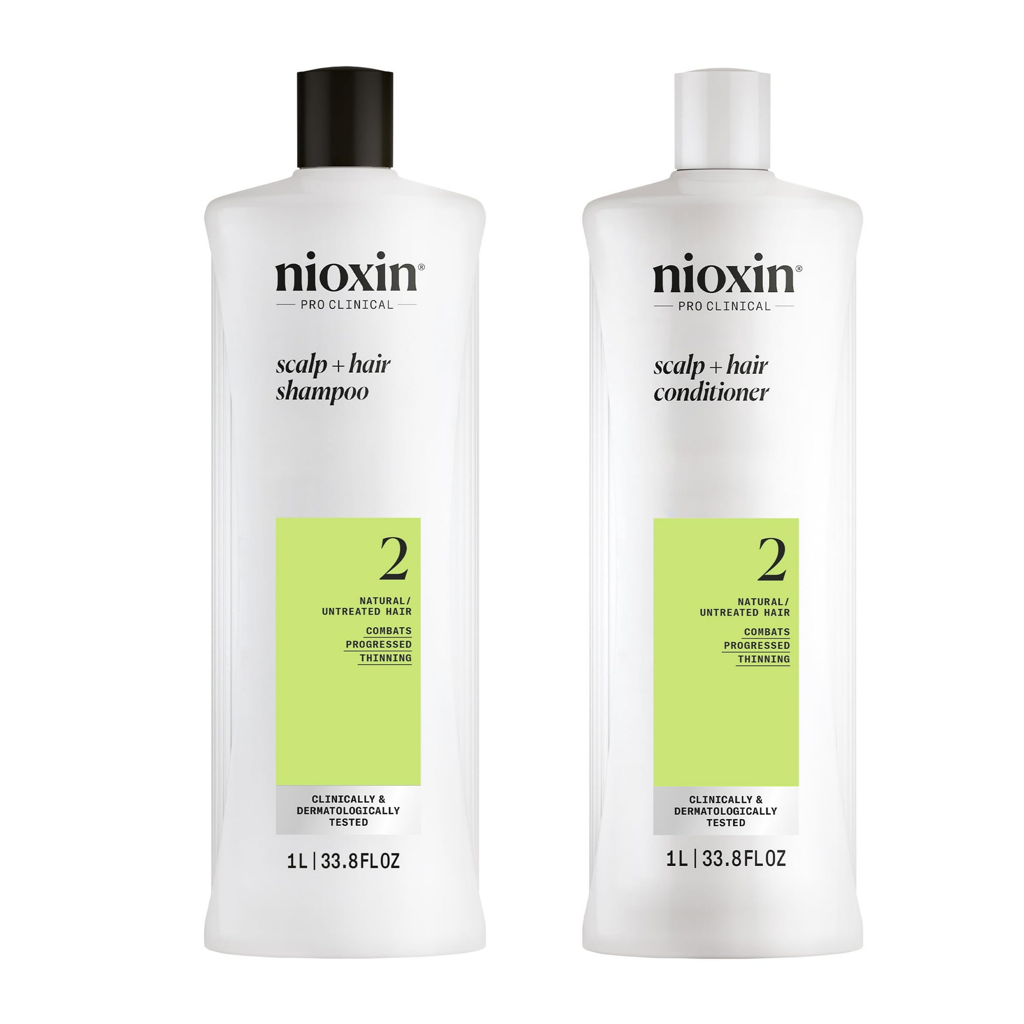 Set De Champú Y Acondicionador Nioxin System 2 Para Cabello Natural