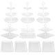 thumbnail image 2 of Juego de soportes para tartas NWK, paquete de 10 unidades de dos y tres niveles, 2 of 5