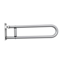 Ioensy - Asistente De Ducha Soporte De Pared Anciano Discapacitado Ayuda Para Inodoro Plegable Seguridad Plata