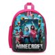 thumbnail image 1 of Una Película de Minecraft Mochila Escolar para Niños y Niñas, Mochila Infantil Ligera de Alta Calidad, Grande y Duradera ROSA, 1 of 6