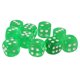 thumbnail image 2 of Paquete De 10 Dados Acrílicos D6 De Seis Caras Para D&D TRPG, Juguetes Para Juegos De Mesa, Color Verde Hierba, 2 of 4