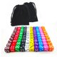 thumbnail image 1 of Game Dice Bescon, multicolor, 16 mm, 100 unidades con bolsa de terciopelo negro, 1 of 4