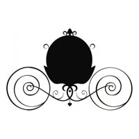 Rienda Libre Graphics - Decomural Princess Carriage Fairytale Cinderella Ws-44225