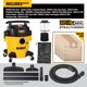 thumbnail image 5 of Aspiradora de taller DEWALT Stealthsonic DXV05P-QTA 18.9L 4HP para uso húmedo y seco, 5 of 8