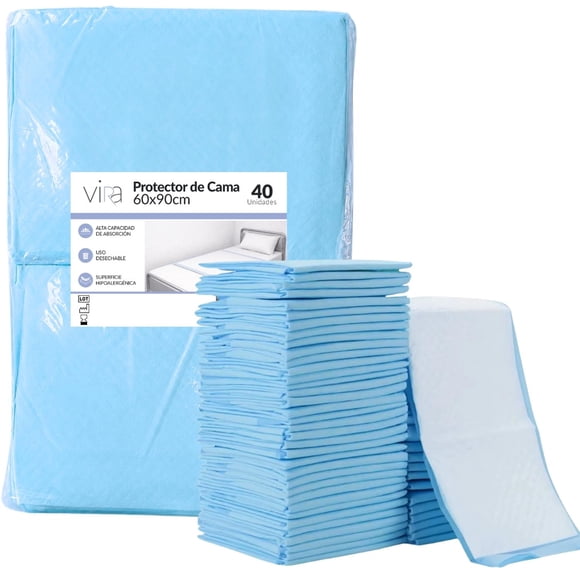 Pañales Para Adulto Sabanillas Protector Cama 40u 60x90 Vira