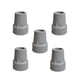 thumbnail image 1 of 5 puntas de muleta universales, gruesas, antideslizantes, reforzadas, anchas, resistentes. gris, 1 of 5