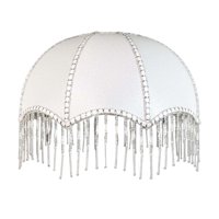 Ioensy - Cubierta De Pantalla De Lámpara De Mesa De Cúpula De Repuesto Con Borla Para Lámparas De Noche Estilo Elegante A