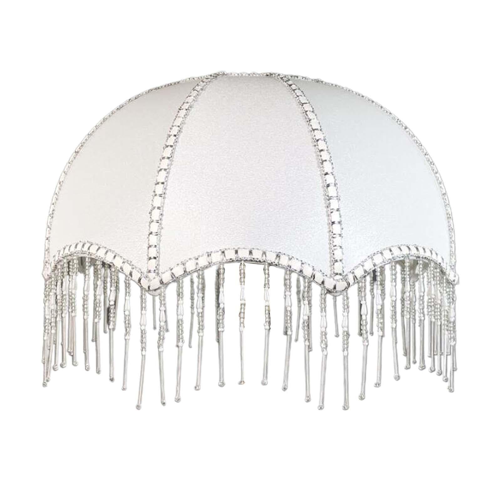 Ioensy - Cubierta De Pantalla De Lámpara De Mesa De Cúpula De Repuesto Con Borla Para Lámparas De Noche Estilo Elegante A