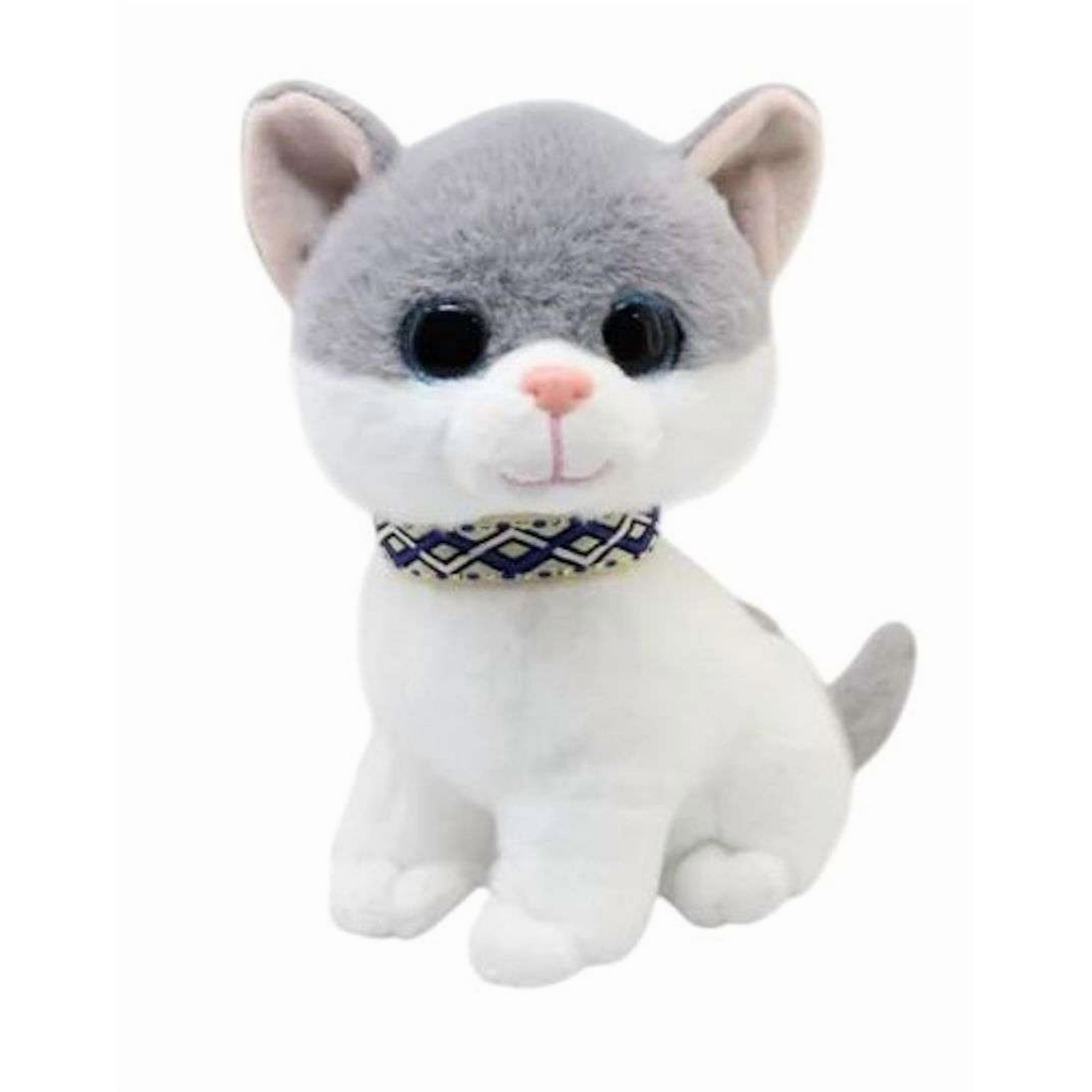 Oem - Peluche De Gato Sentado Ojos Claros Peluche Cat Tierno 2