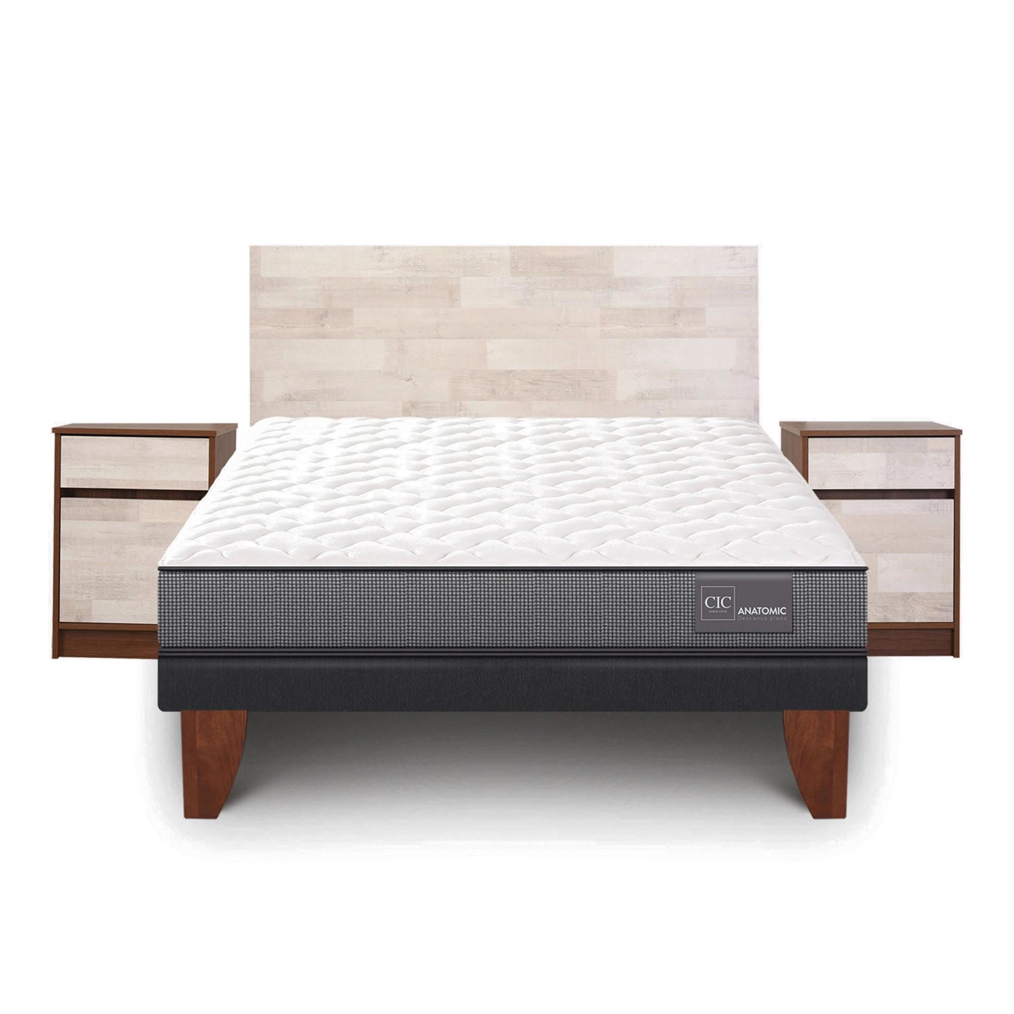 Cama Europea Anatomic 2 Plaza Base Normal