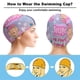 thumbnail image 3 of Pinky Dinky Doo Gorro de Natación de Licra, Gorro de Baño de Tela Cómoda, Gorro Elástico Antideslizante para Hombres, Mujeres y Niños, 3 of 6