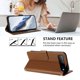 thumbnail image 4 of Funda Volteable con Diseño de Gato para Infinix Hot 60i 5G, Marrón, 4 of 6