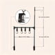 thumbnail image 2 of Aluminum Alloy Folding Hanging Rack With Detachable Hook, For Outdoor Camping Travel Picnic Table, Multifunctional Lantern Pole, Hanging Rack, 2 of 4