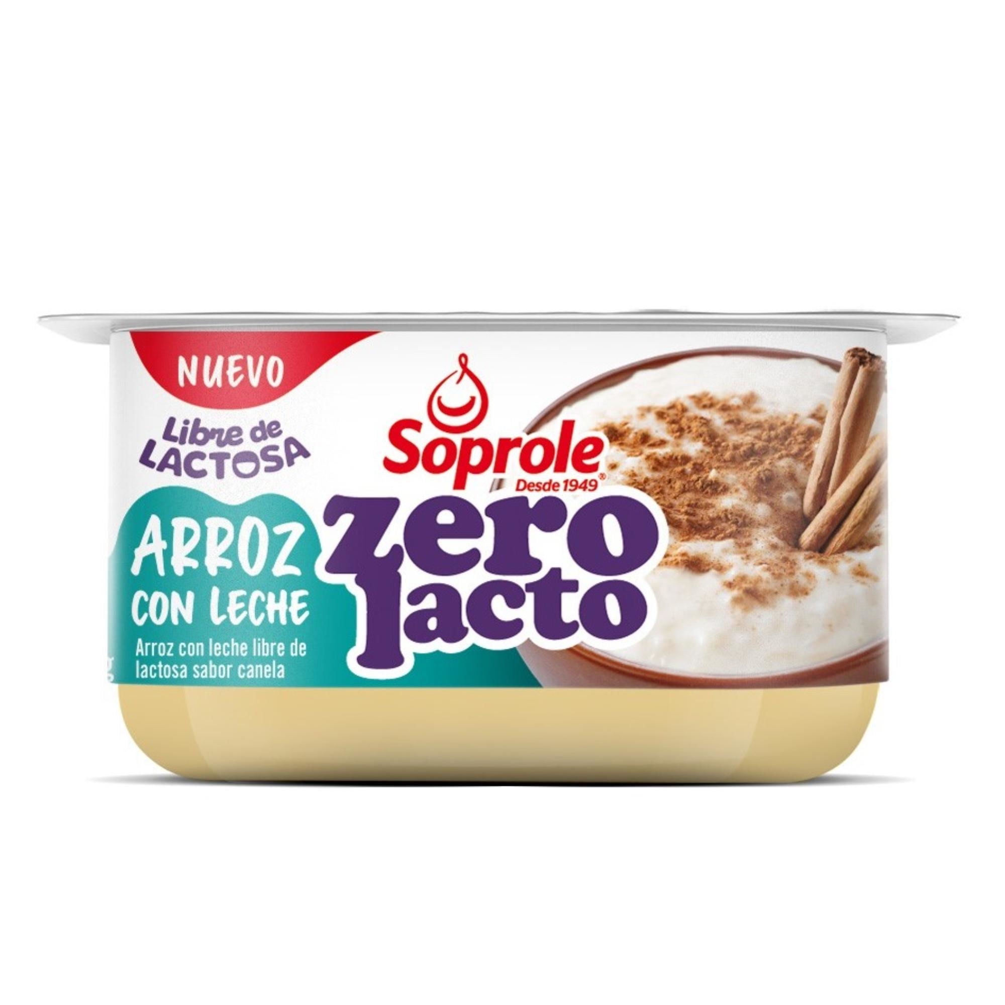 Arroz Con Leche Sin Lactosa Sabor Canela Pote 130 g Soprole