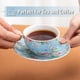 thumbnail image 4 of Juego de 6 tazas de té Brew To A Tea de 200 ml con diseño floral y borde dorado, 4 of 7