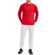 thumbnail image 2 of INSPIRE CHIC Camisa Polo de Hombre Clásica de Ajuste Regular de Color Sólido con Mangas Largas para Negocios y Golf M Rojo, 2 of 6