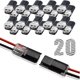 thumbnail image 1 of Conector de Cable Japelessor Enchufe de 2 Pines 20PCS 300V 9A, 1 of 7