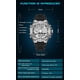 thumbnail image 4 of Reloj KXAITO para hombre, deportivo, exterior, impermeable, militar, 6092, 4 of 5