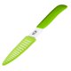 thumbnail image 1 of Cuchillo para pelar de cerámica Vos, hoja de 10 cm con funda, color verde, 1 of 6