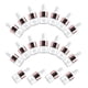 thumbnail image 3 of Botellas cuentagotas de 20 piezas, dispensador dispensador de vidrio transparente portátil, contenedores de punta para gotero de líquido para ojos, la , 1ML, 3 of 5