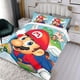 thumbnail image 3 of Super Mario Conjunto de sábanas temático, trío de piezas, cómodo y amigable con la piel, diseño único, regalo de decoración para el hogar para familiares, amigos y fans,173cm *218cm, 3 of 6