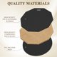 thumbnail image 4 of Juego de tambores GrowDaily Snare con soporte de 30 cm, color negro, 4 of 7