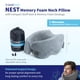 thumbnail image 2 of Almohada cervical TRAVELREST Nest de espuma viscoelástica Travel Essentials, 2 of 8