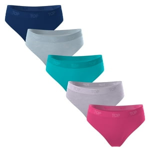 Top - Calzón Bikini Niña Algodón Pack 5 C1