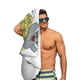 thumbnail image 5 of Jorge y Marta Toalla de playa de secado rápido con diseño temático, regalo para mujeres y niñas, ideal para cumpleaños, fans, amantes de la música, uso en la playa o al aire libre, 78 × 150 cm, 5 of 6