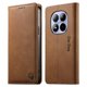 thumbnail image 1 of Funda Billetera de Cuero para [Xiaomi Redmi Note 15 Pro 5G], Bloqueo RFID, Tarjetas y Soporte Marrón, 1 of 5