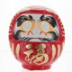 thumbnail image 3 of Muñeca Daruma Daimonya, 4.7 pulgadas, Good Luck & Well Wishes, color rojo, Japón, 3 of 9