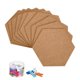 thumbnail image 1 of Tablero de corcho HBlife Hexagon, paquete de 10 unidades con alfileres, 1 of 8