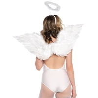 Kit De Accesorios Leg Avenue Angel Wings Y Halo White