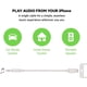 thumbnail image 3 of Cable AUX certificado MFi de Apple para iPhone, Lightning a 3,5 mm, 18 pulgadas, 3 of 3
