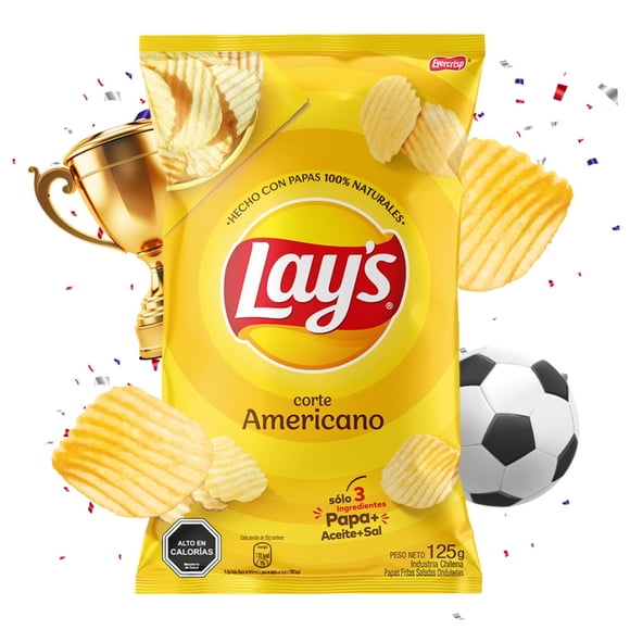 Papas Fritas Lay'S Corte Americano 125 G, 125 g