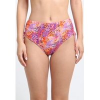 Samia - Bikini Calzón Cadera Ajustable Estampado Naranja Xl