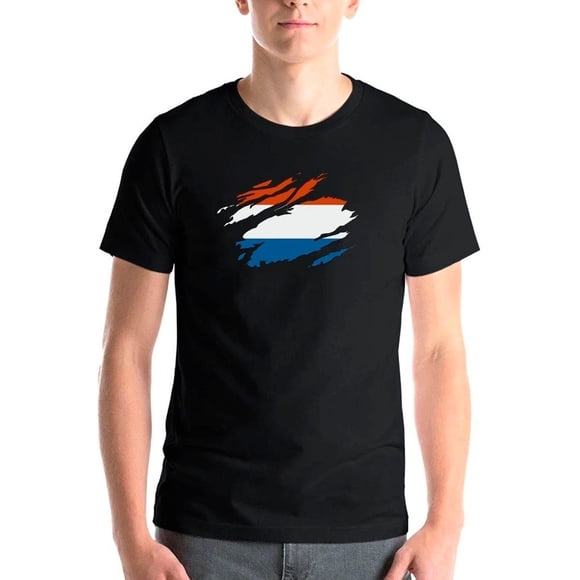 Polera Holanda Fan Futbol Mundial Soccer Hombre Bandera Pais