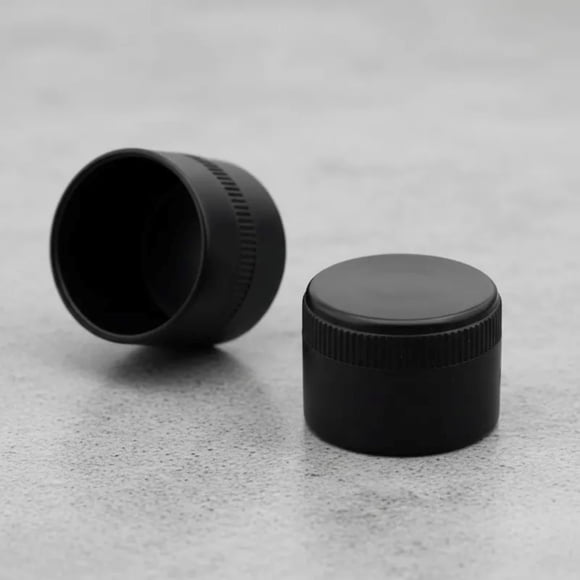 Regatón Plástico Redondo 1" Exterior - Negro - 100 Unidades