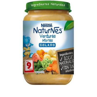Colado Verduras Mixtas 215 G Nestlé Naturnes