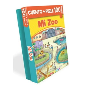 Mundicrom - Puzle Cuento Mi Zoológico (100 Piezas) Agua